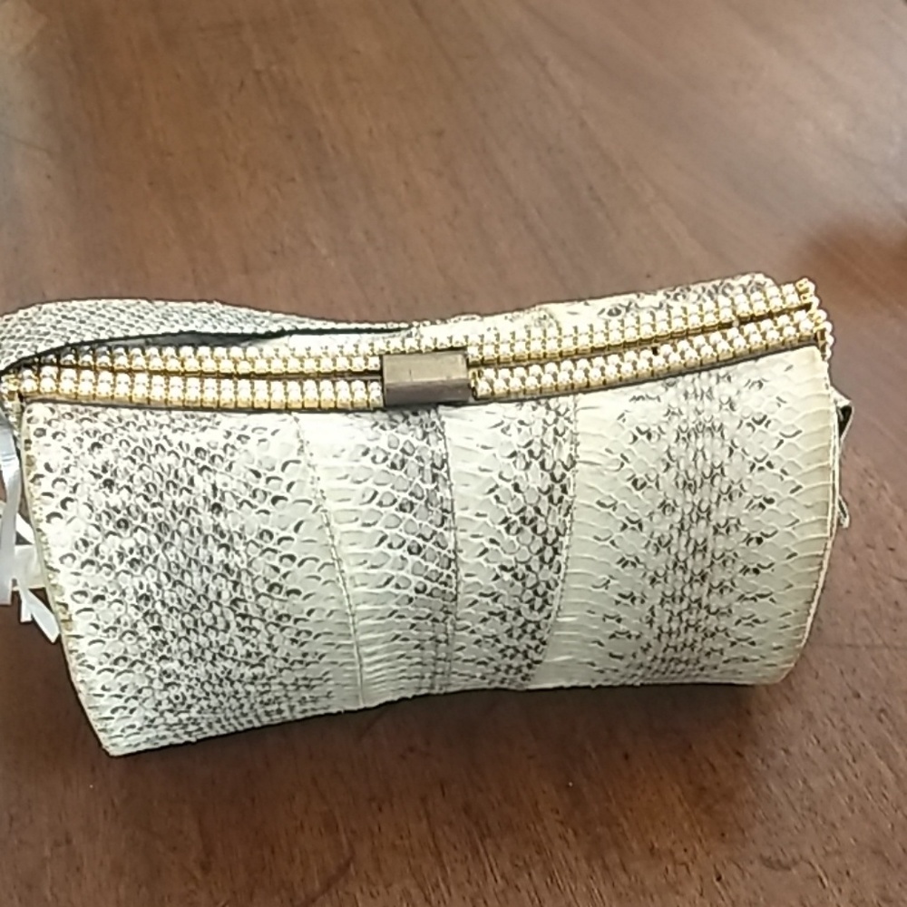 Vintage snakeskin bag